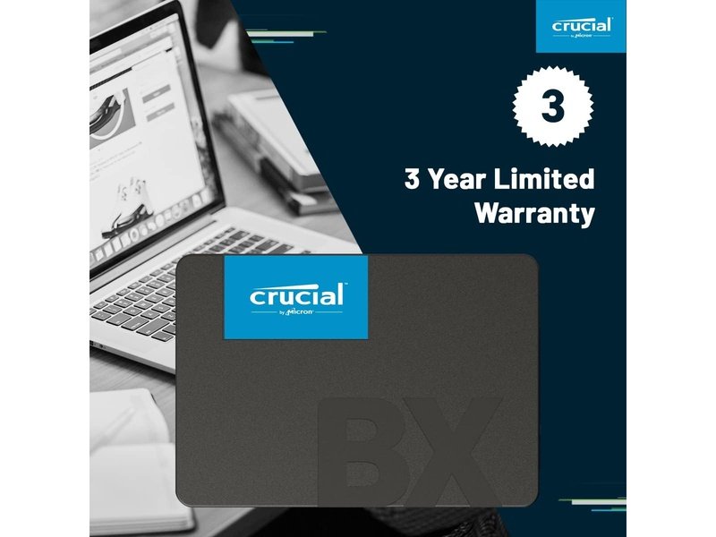 Crucial BX500 500GB SATA 2.5" 3D NAND SSD