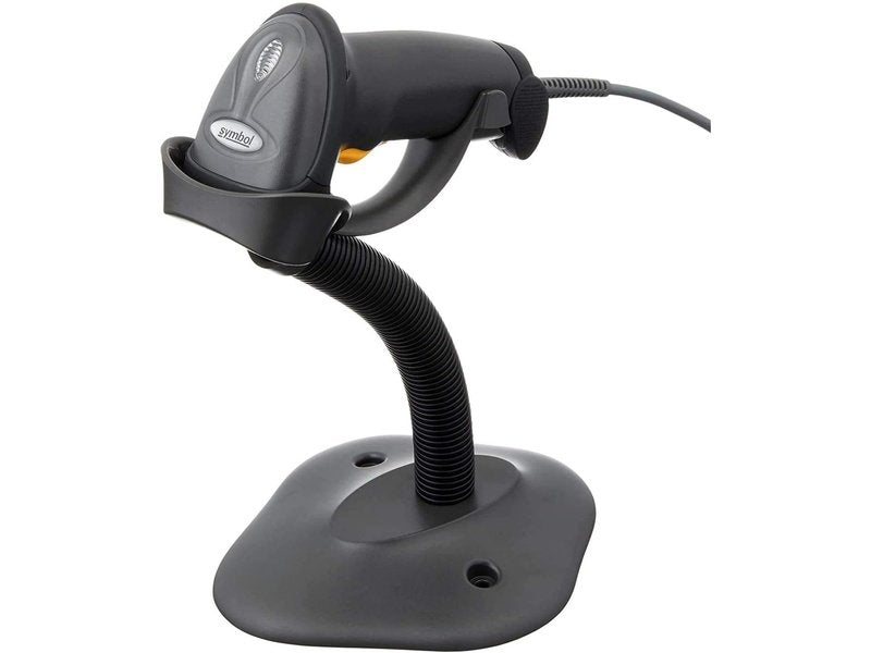 Zebra LS2208 Black with Stand USB Kit