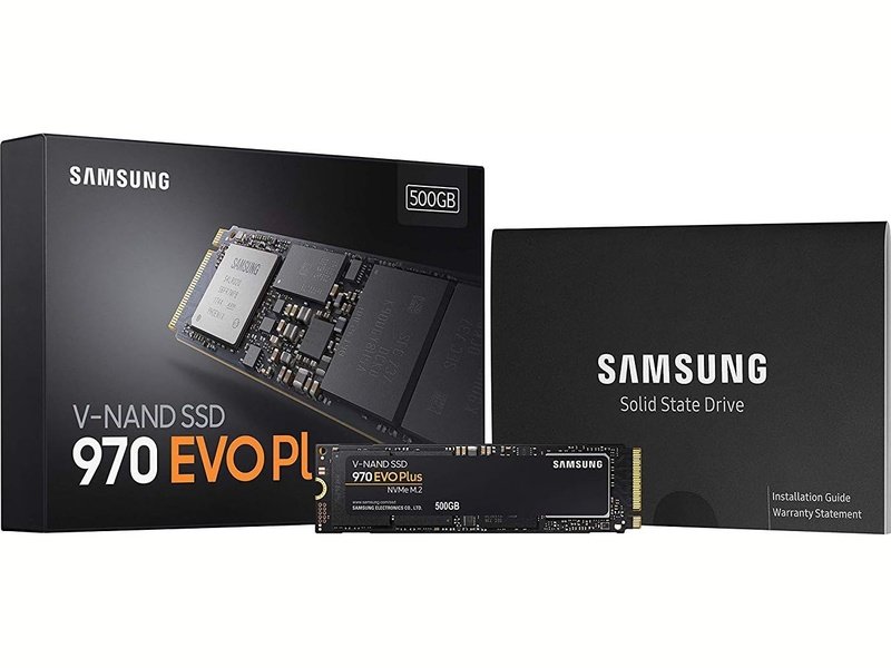 Samsung 970 EVO Plus 500GB M.2 NVMe PCIe 3.0 SSD