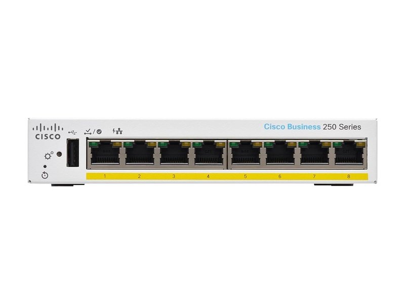 Cisco Business CBS250 8 Ports Manageable Ethernet Switch