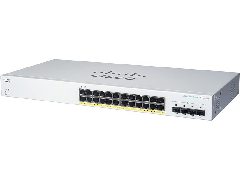 Cisco Business CBS220 24 Ports Manageable Ethernet Switch 4x1G SFP Slots