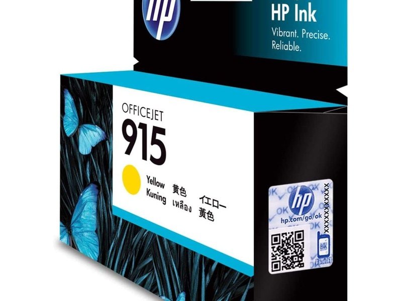 HP 915 Original Inkjet Ink Cartridge - Yellow Pack - 315 Pages