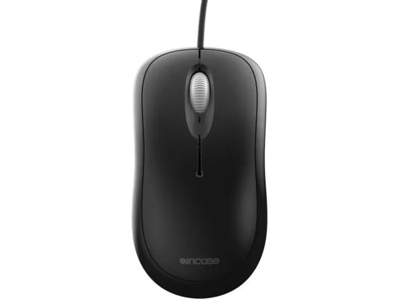 Incase Wired USB-A Basic Optical Mouse - Black - Designed by Microsoft™