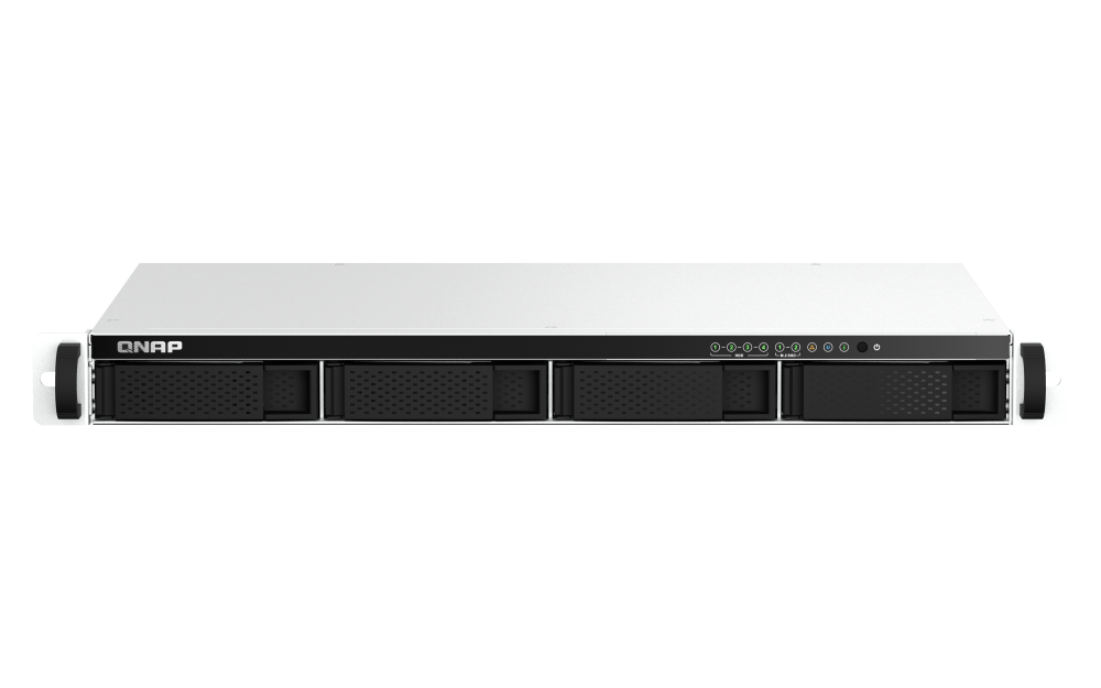 QNAP TS-464eU-8G 4-bay 1U short depth 12" rackmount NAS