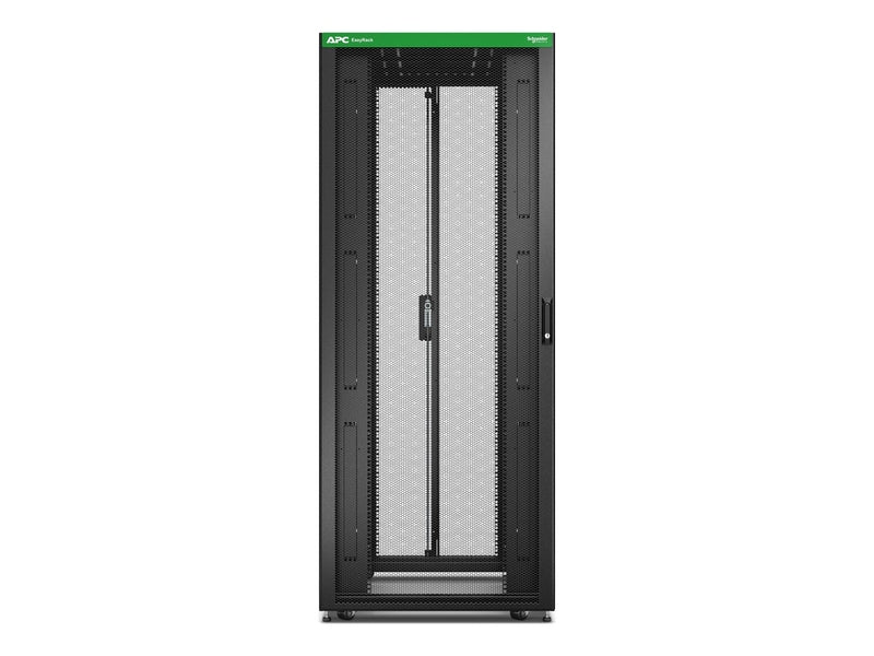 APC Easy Rack ER8220, 42U, Black, With Roof, Castors, Feet, 4 Brackets, No Side Panels, 1991H x 800W x 1200D mm