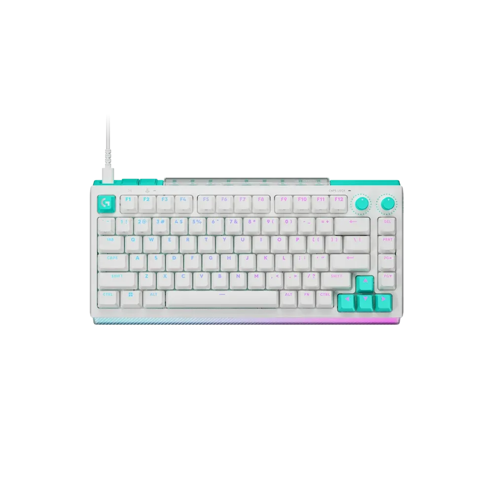 G512 X 75 TMR Analog / Mechanical Gaming Keyboard - White