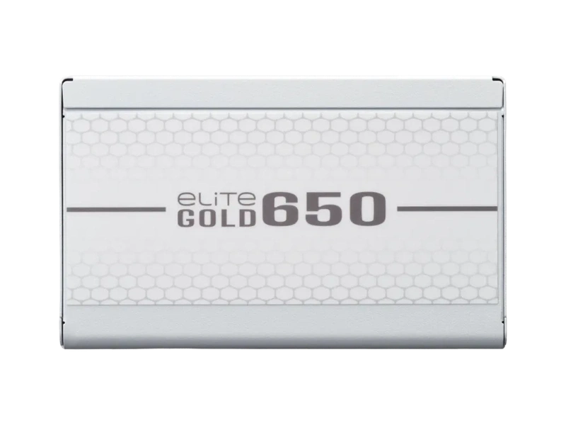 Cooler Master Elite Gold 650 650W 80+ Gold Fully Modular ATX 3.1 Power Supply - White Edition