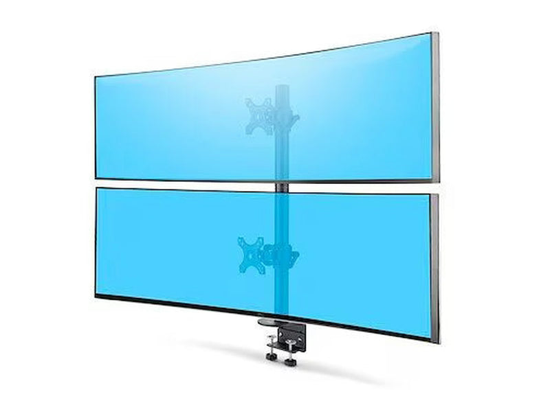 StarTech Desk Mount For 2x Vertically Stacked Monitors For Dual 49", Total 70lb/32kg