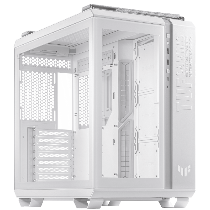 ASUS TUF Gaming GT502 Tempered Glass White ATX PC Case GT502 FV/WHT/TG