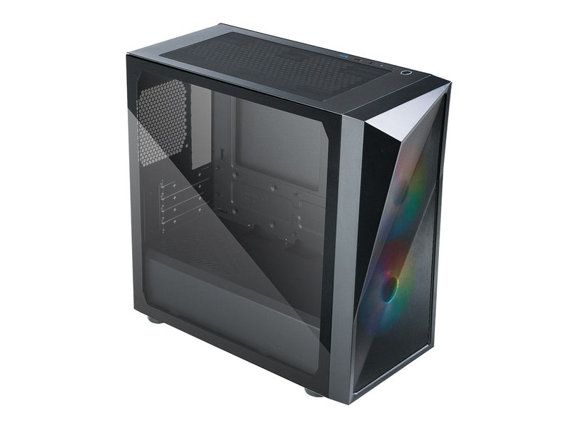 Cooler Master CMP320 ARGB, 2x 120mm ARGB Fans, Mesh Geode Front Panel, Versatile Cooling Support