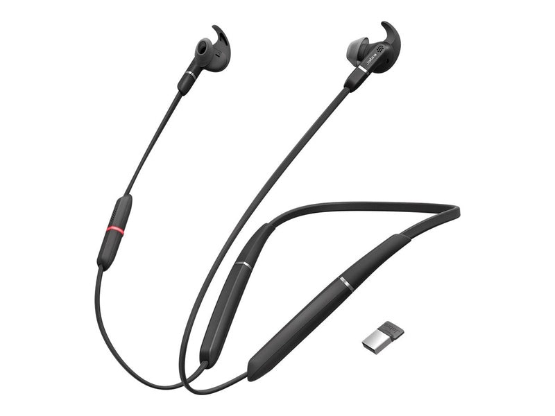 Jabra Wireless Evolve 65E MS Stereo Headset +Link 370 Dongle