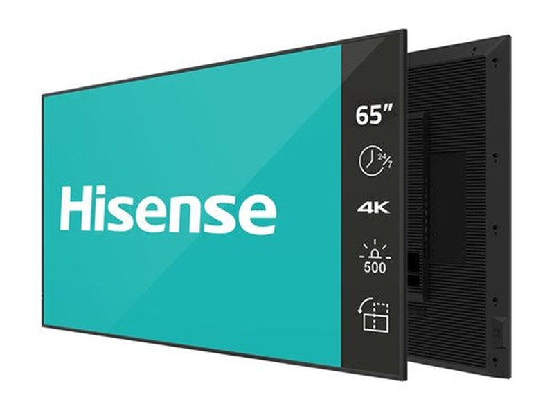 Hisense 65DM66D 65" 4K UHD 500 nits 24/7 Digital Signage Display