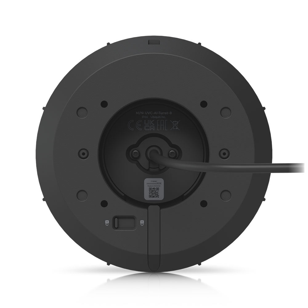 Ubiquiti Networks UVC-AI-TURRET-B AI 4K 8MP PoE+ Turret Camera - Black
