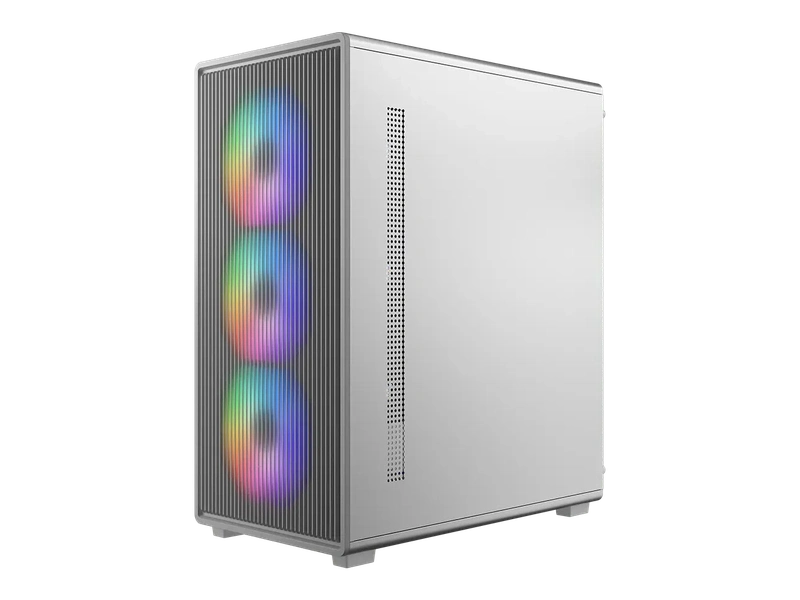 Cooler Master Elite 350 ARGB Micro-ATX Mini Tower Case - White