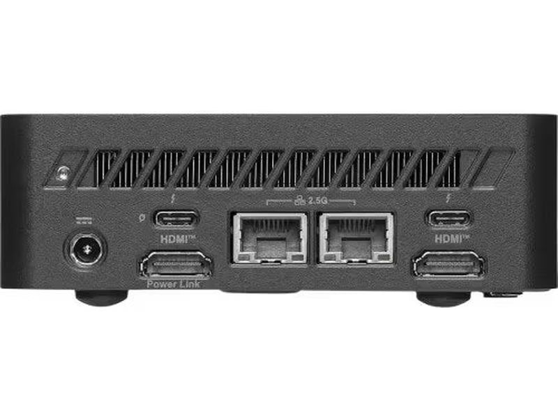 Cubi NUC AI+ 3MG; Copilot+ PC Slim Barebones Ultra 9-386H | 2x DDR5 SO-DIMM | 1 x M.2 | 2 x HDMI, 2 x LAN, 2 x Thunderbolt 4 - Wi-Fi 7 Bluetooth 5.4 - Card Reader - Switch Cable - 3Y Warranty