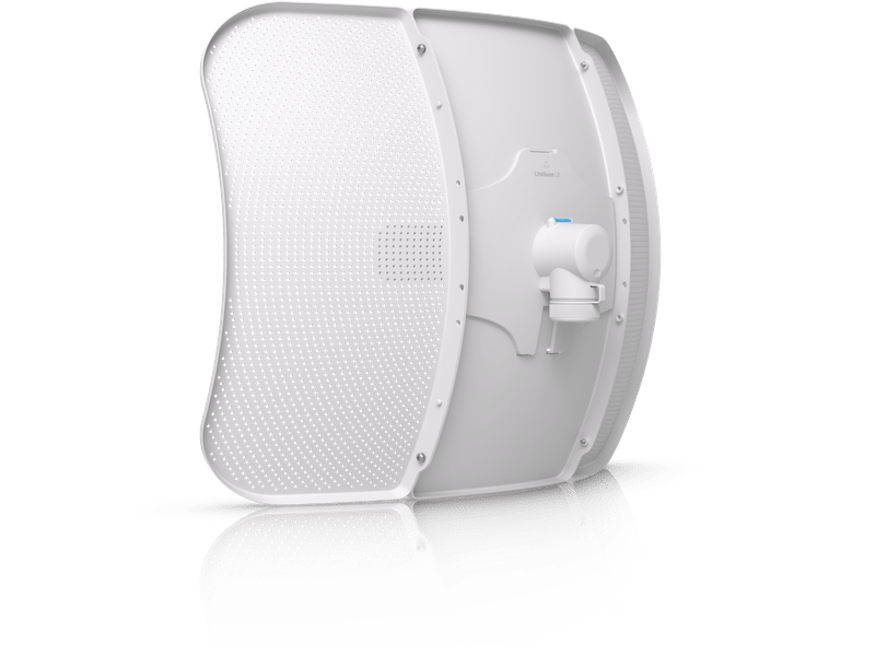 Ubiquiti airMAX LiteBeam AC 5 GHz Long-Range Station, 450+ Mbps Throughput, 26dBi Gain Antenna, 25+ Km Range,Inludes PoE Injector
