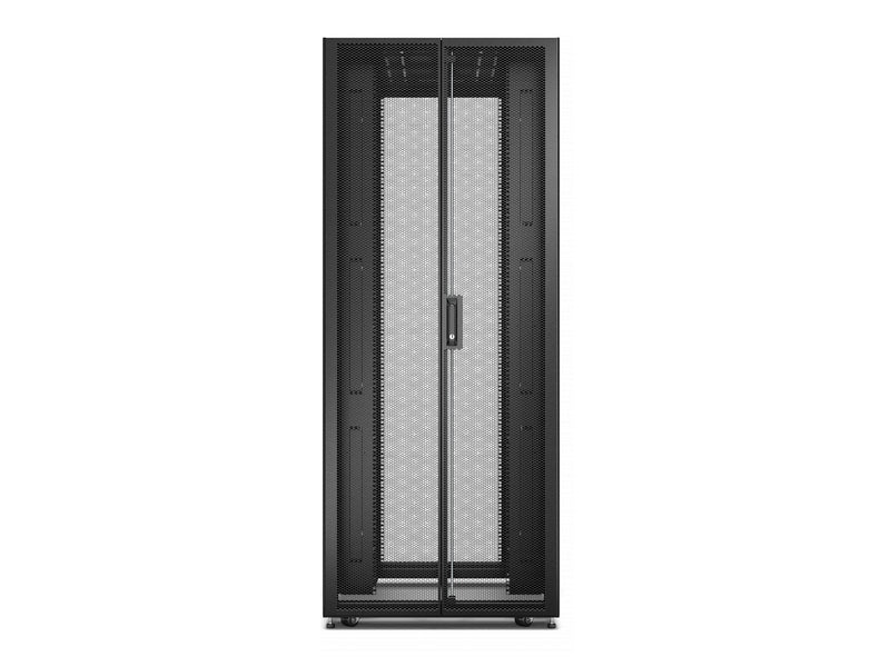 APC Easy Rack ER8202, 42U, Black, With Roof, Castors, Feet, 4 Brackets, and Side Panels, No Bottom, 1991H x 800W x 1000D mm