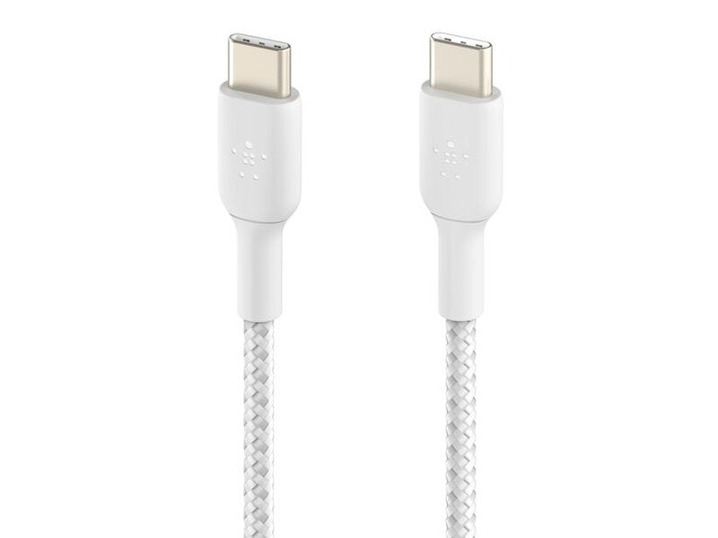Belkin BoostCharge Braided USB-C to USB-C Cable 0.15M - White
