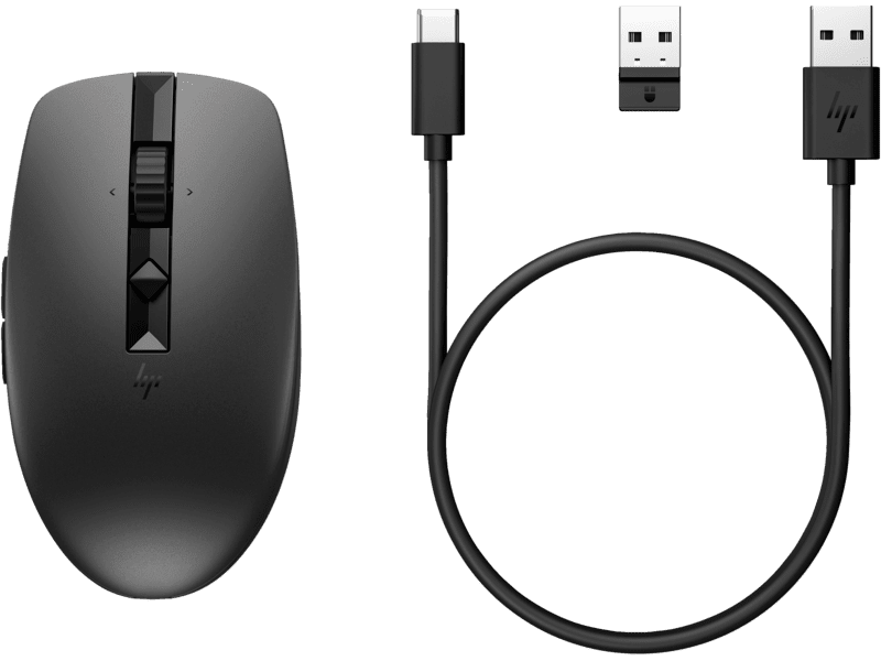 HP 710 Rechargeable Silent Bluetooth Mouse Black