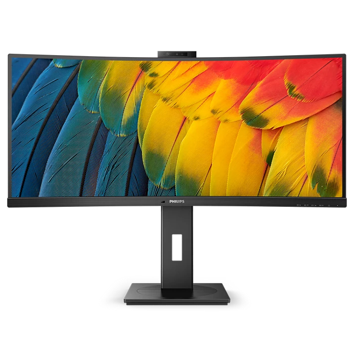 Philips 34B1U5600CH 5000 Series 34" 120Hz UWQHD VA Business Monitor with USBHub, 5MP Webcam