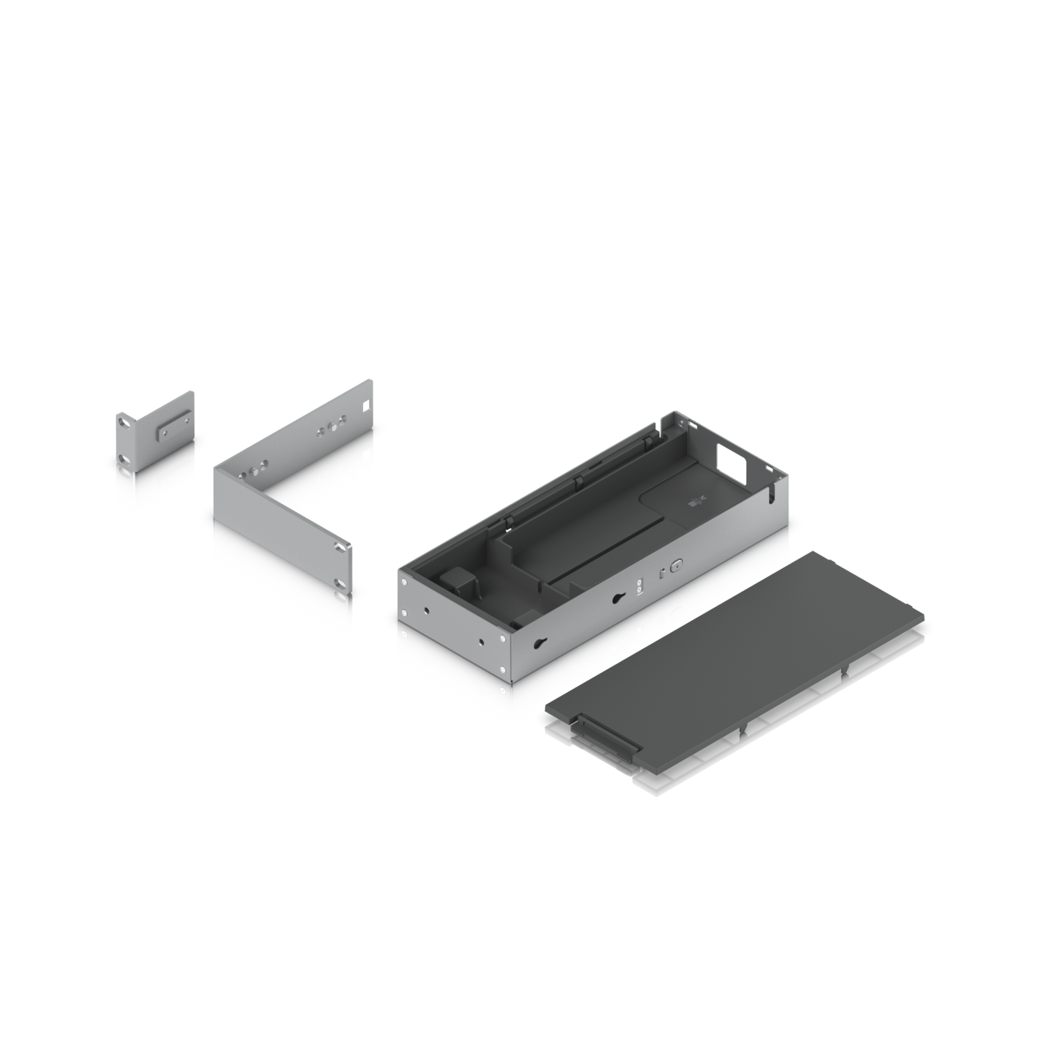 Ubiquiti Pro Max 16 Rack Mount,1U Rack-mount Accessory for Pro Max 16 Switches,Power Cable Management,Adapter Storage For Clean Installation