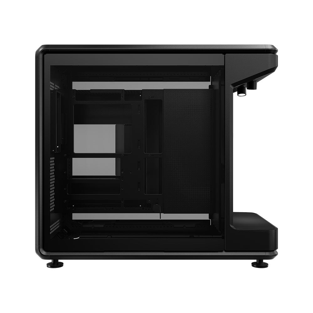 Cooler Master MasterFrame 360 Stage LCD ATX Case, Tempered Glass Side Panels, NO PSU