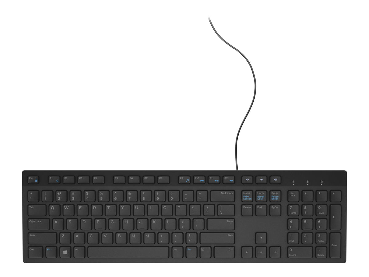 Dell KB216 Wired Multimedia Keyboard -Black