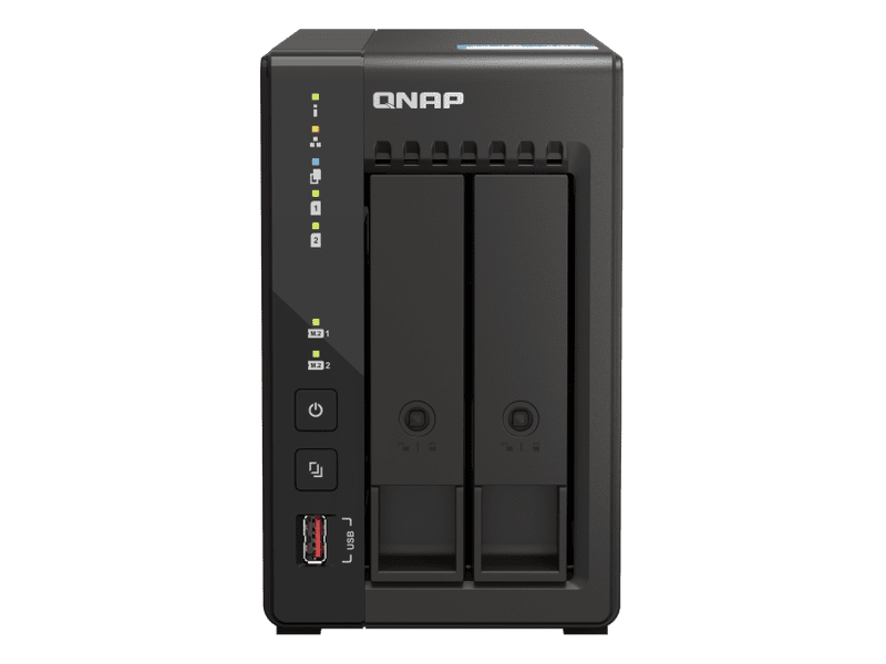 QNAP Intel Celeron 2-Bay Tower NAS