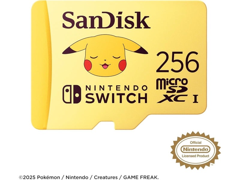 SanDisk 256GB Pokemon Micro SD Card for Nintendo Switch