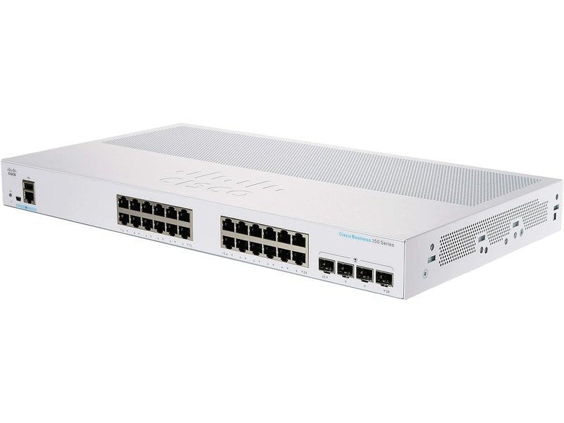 Cisco CBS350 24 Ports Manageable Ethernet Switch, GE, 4X1G SFP