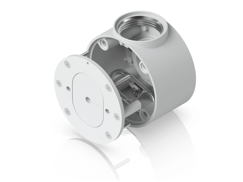Ubiquiti Camera Compact Junction Box, For Compact UniFi Dome &Turret Cameras, Mounting Durability, Aesthetics, Ease Maintenance