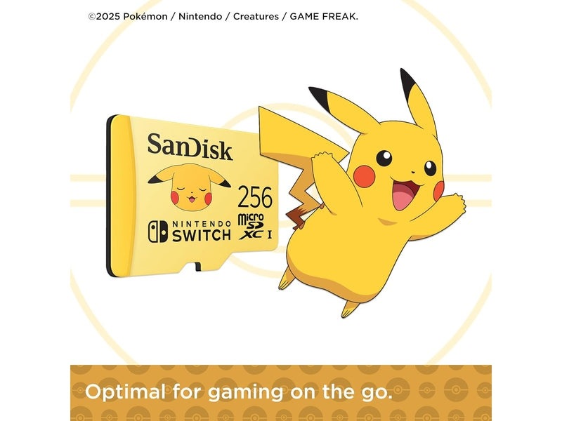SanDisk 256GB Pokemon Micro SD Card for Nintendo Switch