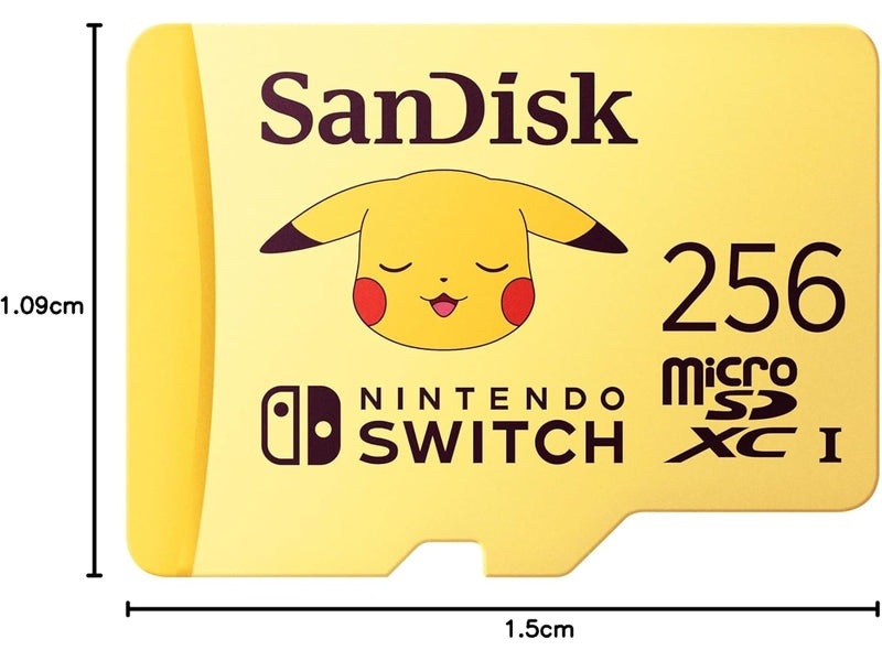 SanDisk 256GB Pokemon Micro SD Card for Nintendo Switch