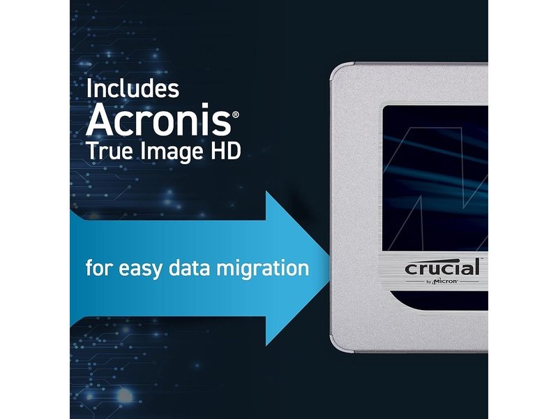 Crucial MX500 1TB 2.5" 3D NAND SATA III SSD