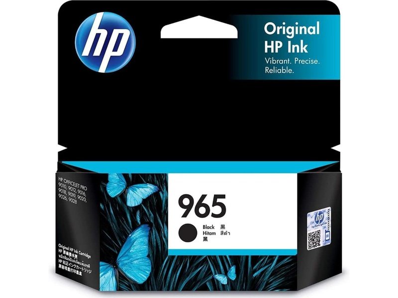 HP 965 Original High Yield Inkjet Ink Cartridge - Black Pack - 1000 Pages