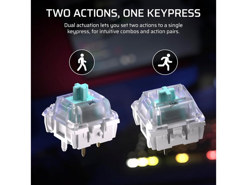 Corsair K70 PRO TKL High-Performance Gaming Keyboard with Rapid Trigger - Black