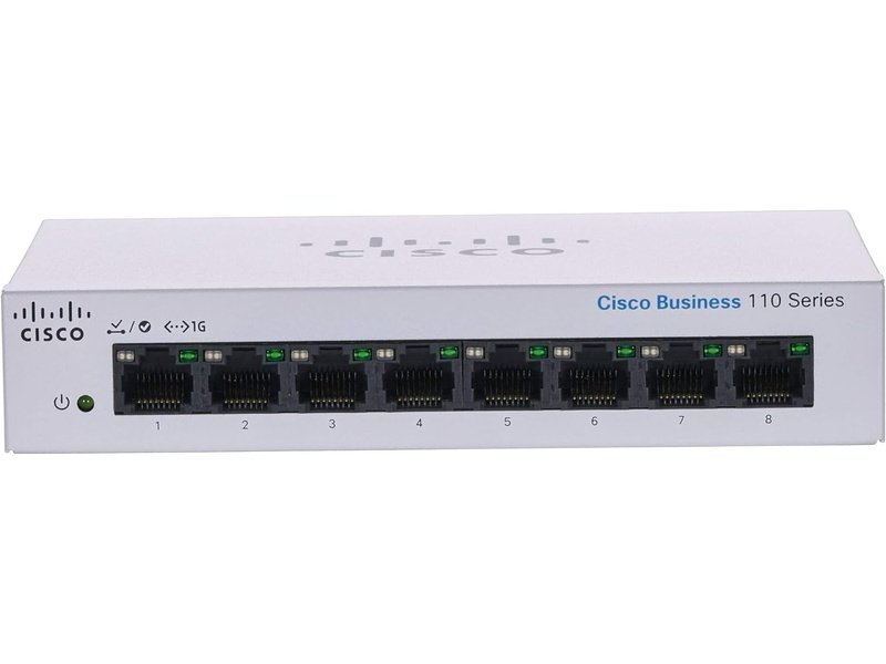 Cisco 110 8 Ports Unmanaged Ethernet Switch