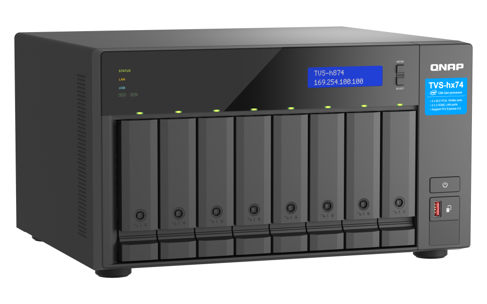 QNAP TVS-h874-i7-32G 8-bay QuTS hero NAS