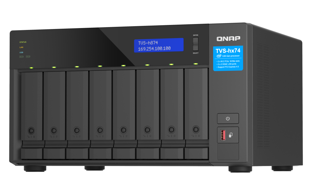 QNAP TVS-h874-i7-32G 8-bay QuTS hero NAS