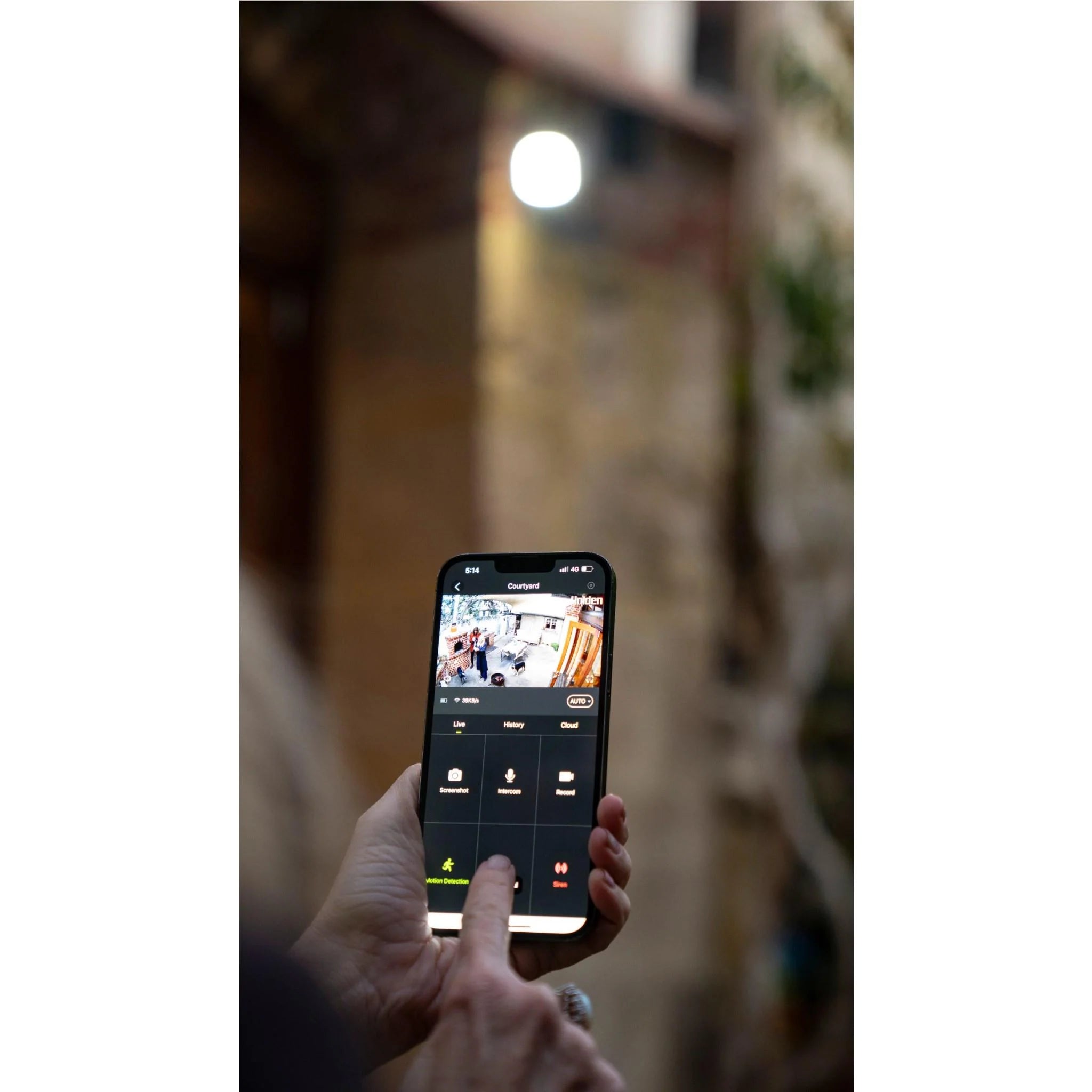 Uniden App Cam Solo X2K Bullet Kit with Solar Panel, Outdoor Wirefree