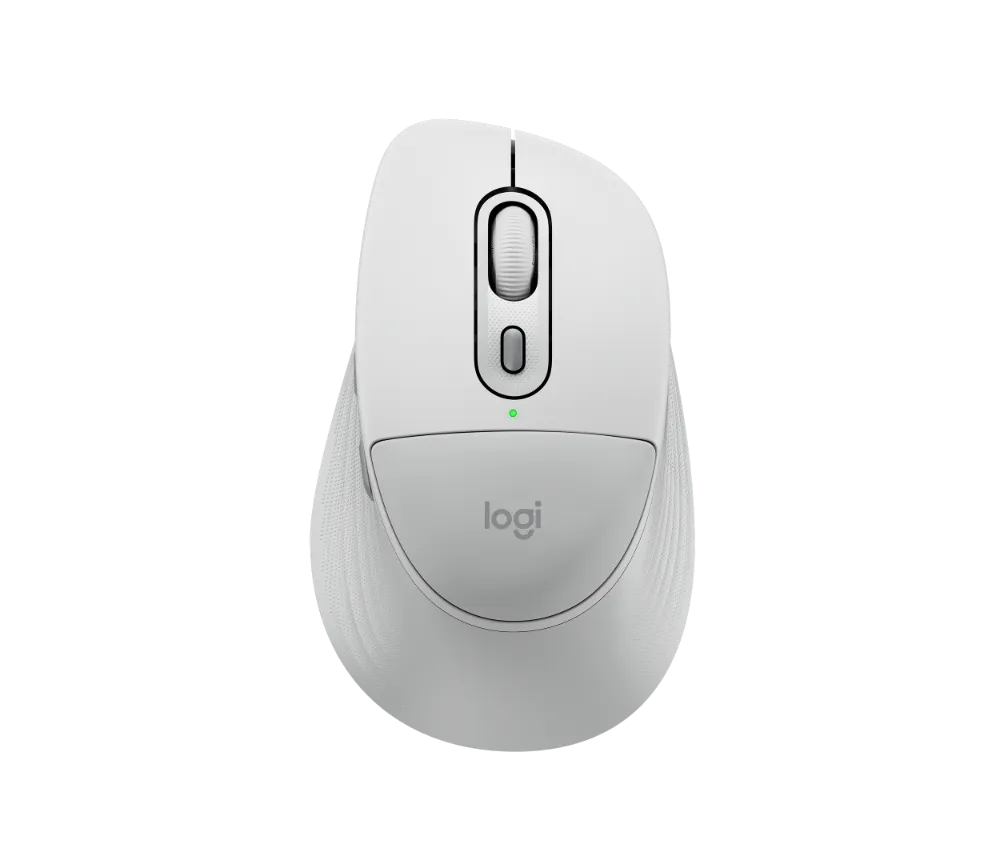 Logitech M850 L Signature Comfort Plus Wireless Bluetooth Mouse - Off White
