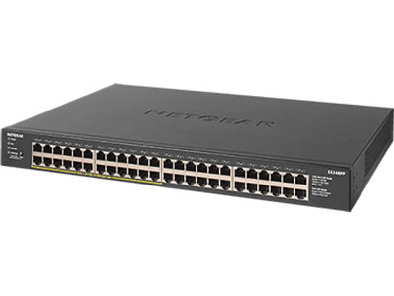 Netgear GS348PP 48-Port SOHO Ethernet Unmanaged PoE+ Switch 24-Ports PoE+ 380W