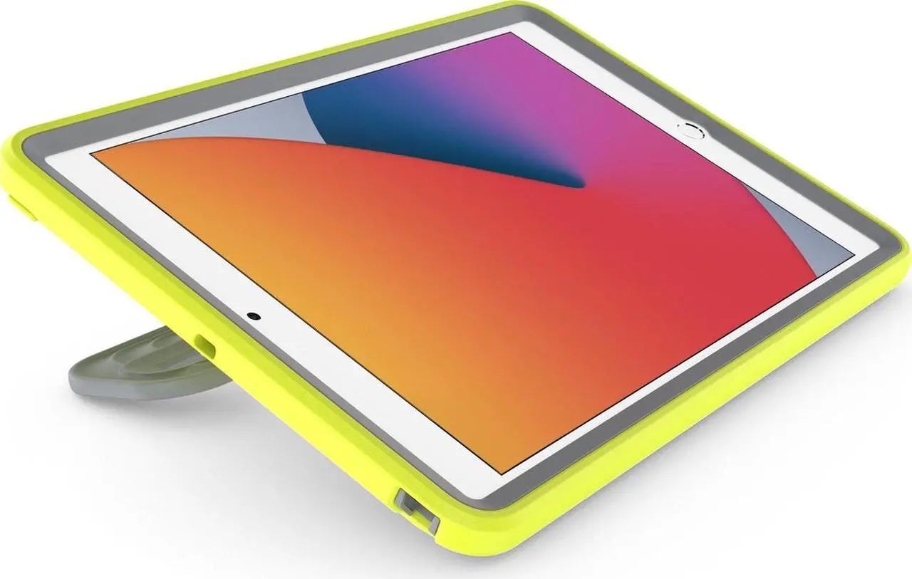 OtterBox EasyGrab Apple iPad 10.2' 9th/8th/7th Gen Case Martian Green Neon Green/Grey