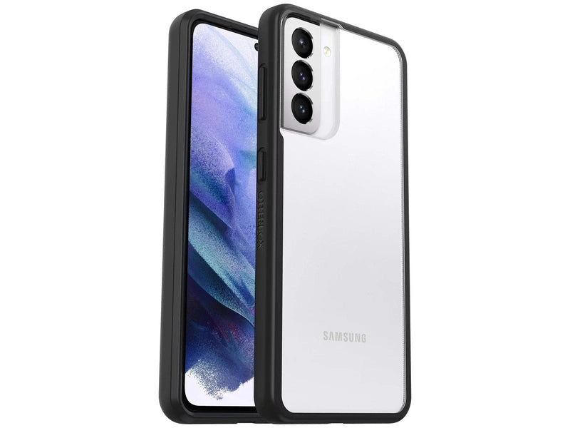OtterBox React Samsung Galaxy S21 5G 6.2' Case Black Crystal Clear/Black