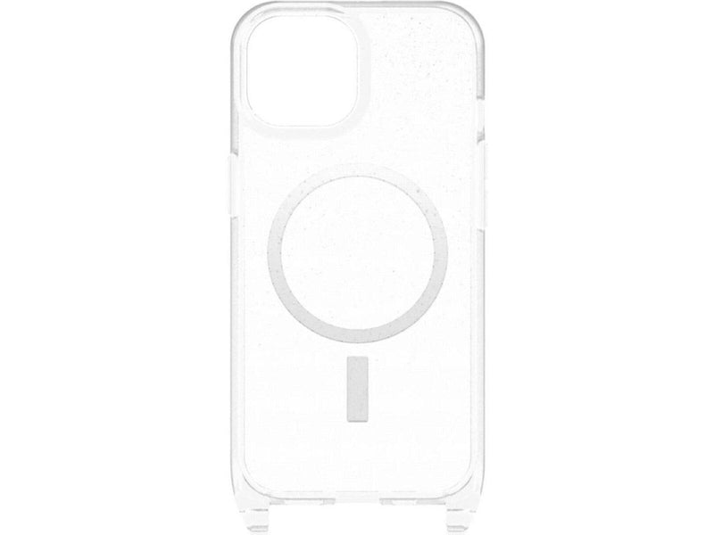 OtterBox React Necklace MagSafe Apple iPhone 15 6.1' Case Stardust Clear Glitter