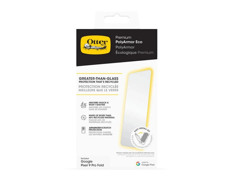 OtterBox Premium PolyArmor Eco Google Pixel 9 Pro Fold 8' Screen Protector Clear