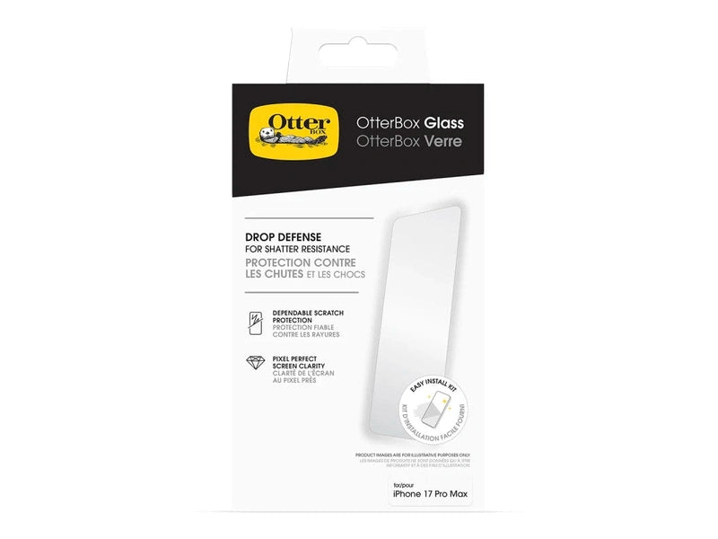 OtterBox Glass Apple iPhone 17 Pro Max 6.9' Screen Protector Clear