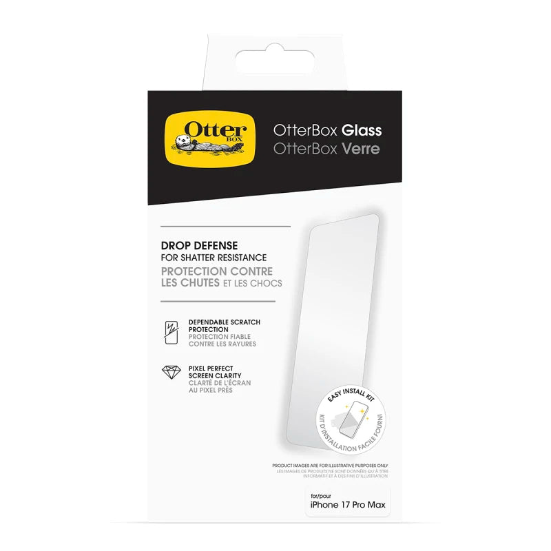 OtterBox Glass Apple iPhone 17 6.3' Screen Protector Clear