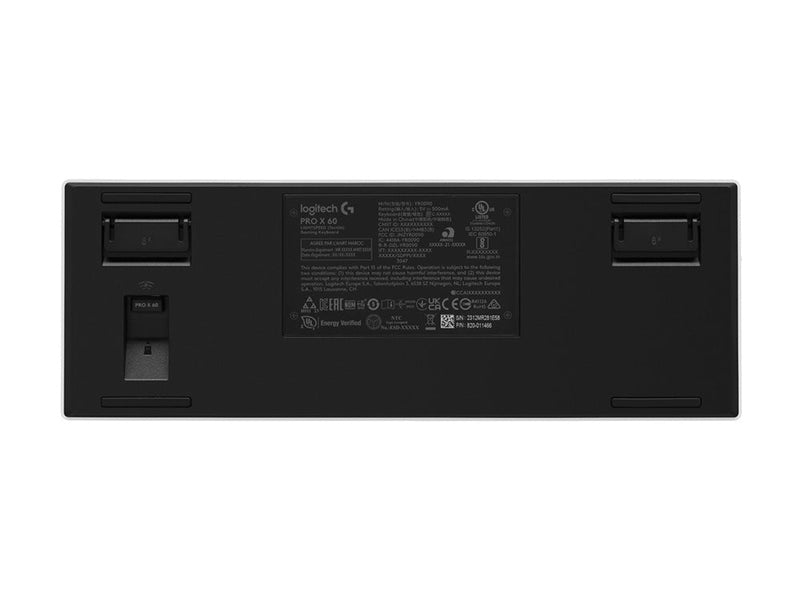 Logitech G PRO X 60 Lightspeed RGB Wireless Gaming Keyboard - White 920-011935