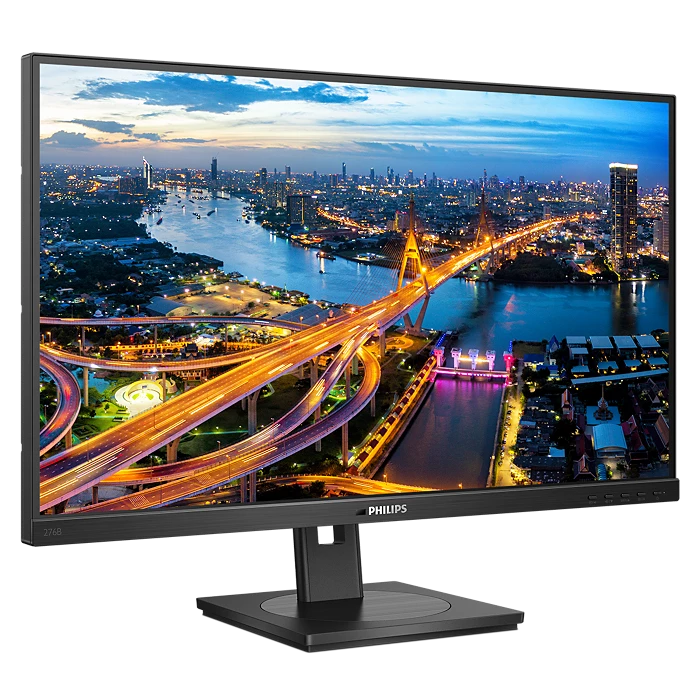Philips 27" QHD IPS Business Monitor with USB-C Docking, SPEAKERS USBHub 4YR Wty